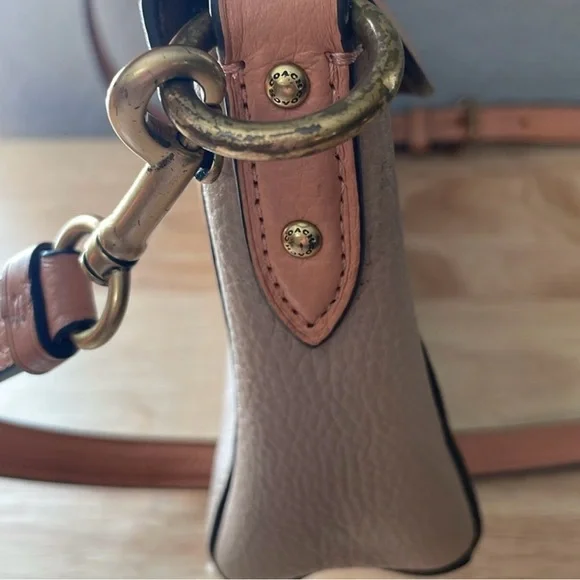 RARE Coach colorblock floral Jade crossbody - Picture 8 of 16